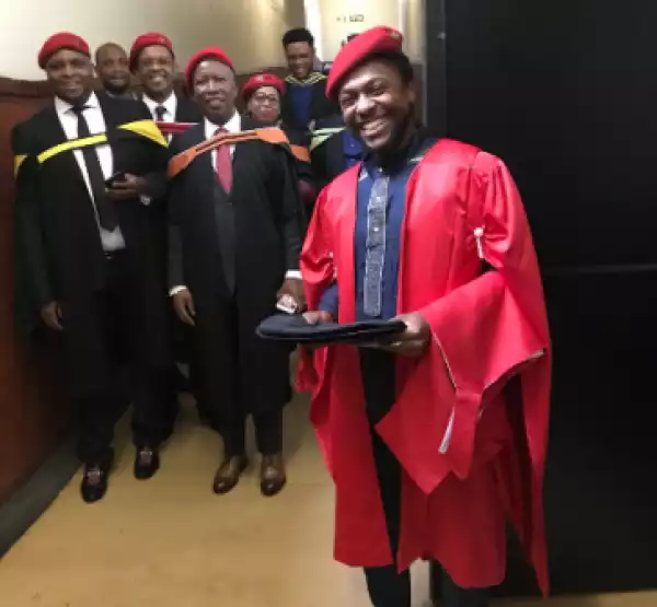 Another One! Mbuyiseni Ndlozi Graduates With A PhD